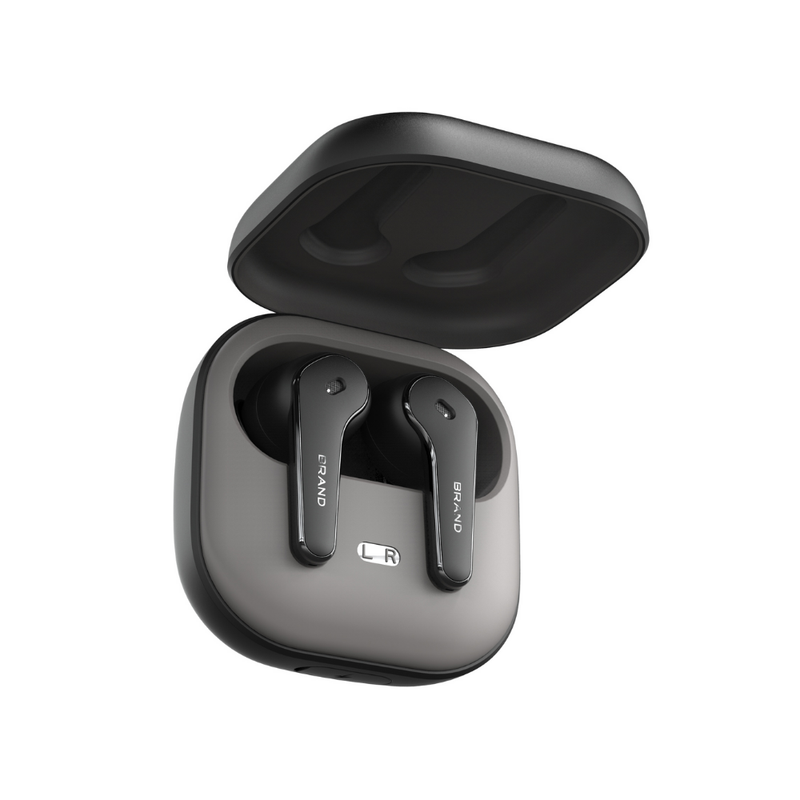 ANC ENC Dual Microphones Bluetooth 5.3 TWS Earbuds, Adjustable ANC/Ambient Mode, Fast Charge Low Latency